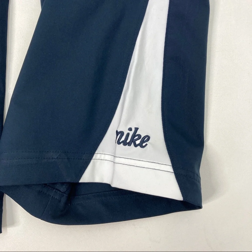 Nike Navy Blue Wide Leg Cropped Pants